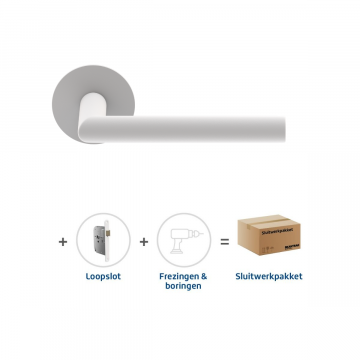 Skantrae Sluitwerkpakket 2135 Orbit 19 flat loop WIT