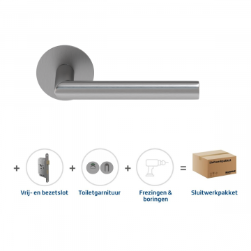Skantrae Sluitwerkpakket 2142 Orbit 19 flat toilet RVS