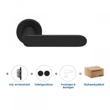 Skantrae Sluitwerkpakket 2150 Arc 24 regular toilet ZWART