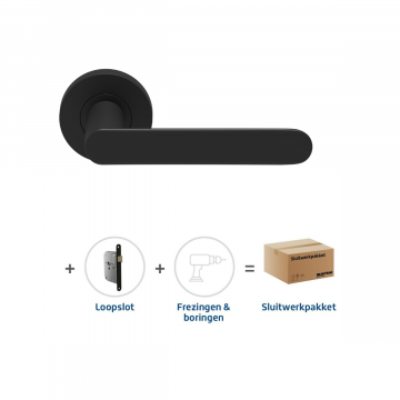 Skantrae Sluitwerkpakket 2155 Arc 20 regular loop ZWART