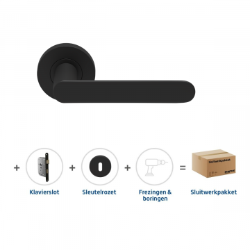 Skantrae Sluitwerkpakket 2157 Arc 20 regular sleutel ZWART