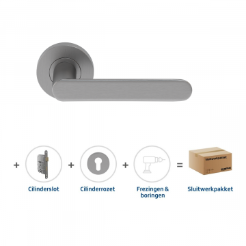 Skantrae Sluitwerkpakket 2160 Arc 20 regular cilinder RVS