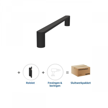 Skantrae Sluitwerkpakket 2171 ARC Greep 20x300 rol (zwart)