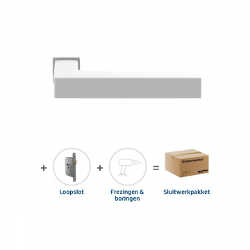 Skantrae Sluitwerkpakket 814 Squared 20 minimal loop WIT