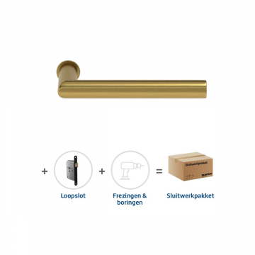Skantrae Sluitwerkpakket 903 Orbit 19 minimal loop MAT MESSING