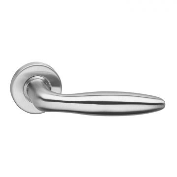 Intersteel Deurkruk Jupiter op rozet met ring met veer rvs 0035.058702