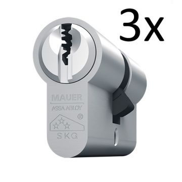 Mauer F3P cilinder set van 3 gelijksluitend