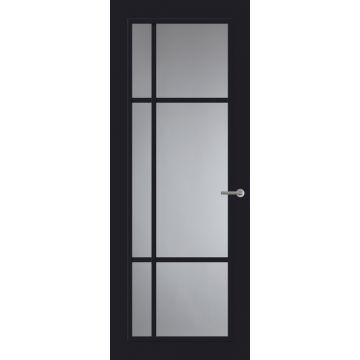 Svedex Front FR501 Glasdeur Diep Zwart (maatwerk)