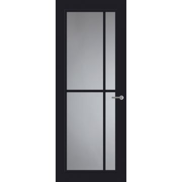 Svedex Front FR503 Glasdeur Diep Zwart (maatwerk)