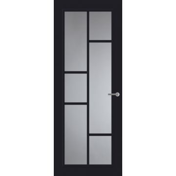 Svedex Front FR506 Glasdeur Diep Zwart (maatwerk)