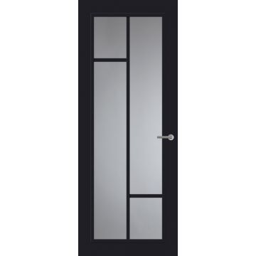 Svedex Front FR508 Glasdeur Diep Zwart (maatwerk)