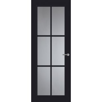 Svedex Front FR511 Glasdeur Diep Zwart (maatwerk)
