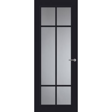 Svedex Front FR513 Glasdeur Diep Zwart (maatwerk)