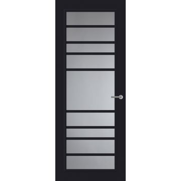 Svedex Front FR518 Glasdeur Diep Zwart (maatwerk)