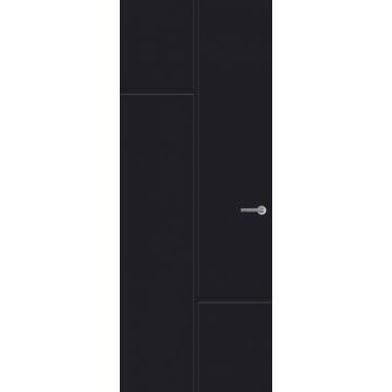 Svedex Front FR558 Lijndeur Diep Zwart (maatwerk)