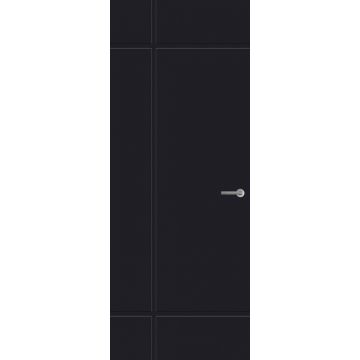 Svedex Front FR564 Lijndeur Diep Zwart (maatwerk)