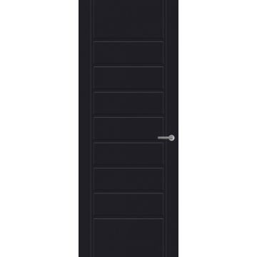 Svedex Front FR569 Lijndeur Diep Zwart (maatwerk)