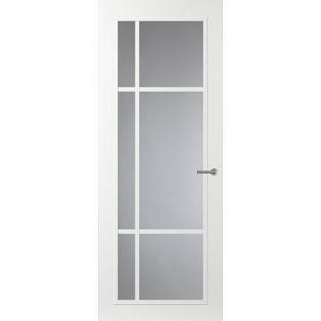 Svedex Front FR501 Glasdeur met witte glaslatten (maatwerk)
