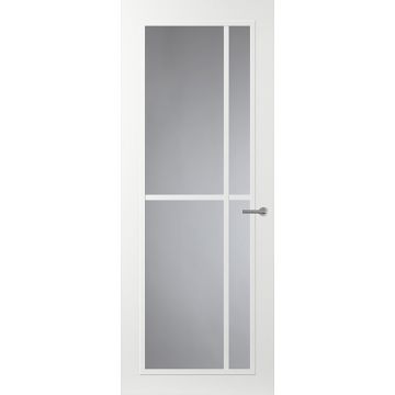 Svedex Front FR503 Glasdeur met witte glaslatten (maatwerk)