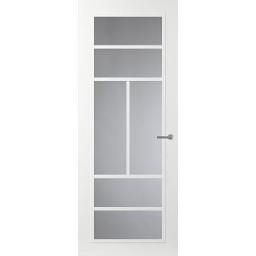Svedex Front FR507 Glasdeur met witte glaslatten (maatwerk)