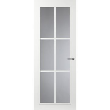 Svedex Front FR511 Glasdeur met witte glaslatten (maatwerk)