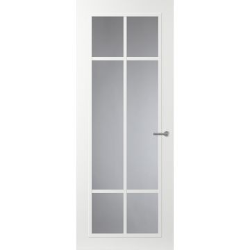 Svedex Front FR513 Glasdeur met witte glaslatten (maatwerk)