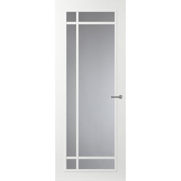 Svedex Front FR514 Glasdeur met witte glaslatten (maatwerk)