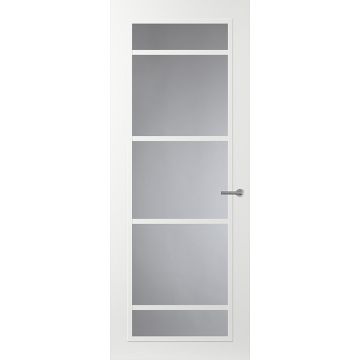 Svedex Front FR517 Glasdeur met witte glaslatten (maatwerk)