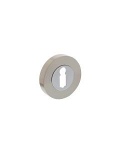 Intersteel Rozet met sleutelgat rond chroom (set)