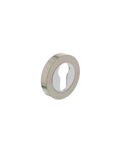 Intersteel Rozet met profielcilindergat rond chroom