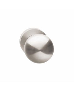 Intersteel Knop op rozet nikkel mat