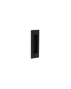 Intersteel Schuifdeurkom rechthoek 120x40 mm blind mat zwart