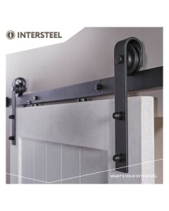 Intersteel Schuifdeursysteem Basic mat zwart