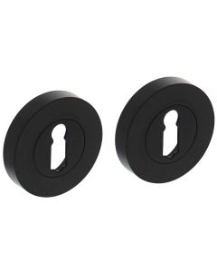 Intersteel Sleutelrozetten verdekt ø52x10mm met nokken zwart