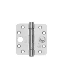 Intersteel Kogellagerscharnier 89x89x3mm afgerond tot 80 kilo rvs geborsteld