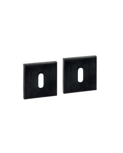 Intersteel Sleutelrozetten verdekt 53x53x6mm PVD zwart