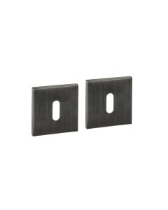 Intersteel Sleutelrozetten verdekt 53x53x6mm PVD antraciet