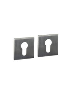 Intersteel Cilinderrozetten verdekt 53x53x6mm rvs
