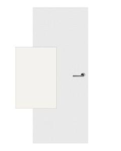 Svedex HPL vlakke deur Polar White F2255 (maatwerk)