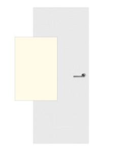 Svedex HPL vlakke deur Sno White F2296 (maatwerk)