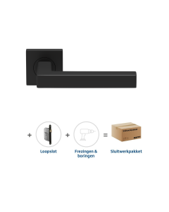 Skantrae Sluitwerkpakket 2051 Squared 20 regular loop ZWART