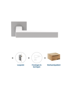 SKantrae Sluitwerkpakket 2055 Squared 20 regular loop WIT
