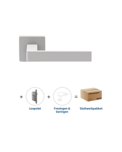 Skantrae Sluitwerkpakket 2079 Quadrate 28 regular loop WIT