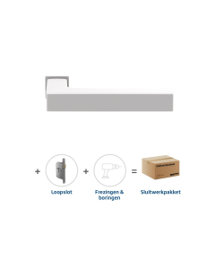 Skantrae Sluitwerkpakket 814 Squared 20 minimal loop WIT