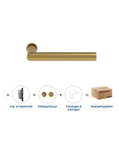 Skantrae Sluitwerkpakket 943 Orbit 19 minimal toilet MAT MESSING