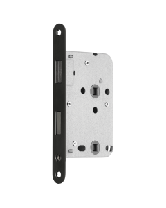 Mauer 1545 Bad/WC slot RVS met magneetschoot en zwarte voorplaat