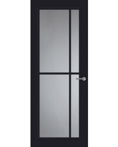 Svedex Front FR503 Glasdeur Diep Zwart (maatwerk)