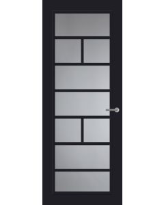 Svedex Front FR505 Glasdeur Diep Zwart (maatwerk)