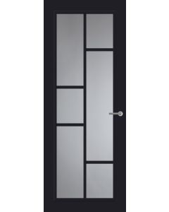 Svedex Front FR506 Glasdeur Diep Zwart (maatwerk)
