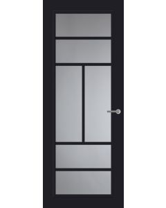 Svedex Front FR507 Glasdeur Diep Zwart (maatwerk)